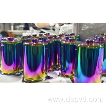 pvd plated rainbow coating hardware